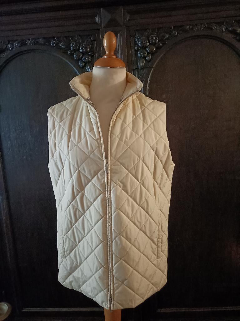 Burberry beige bodywarmer maat M, Maat 38/40 (M), Beige, Ophalen of Verzenden, Zo goed als nieuw