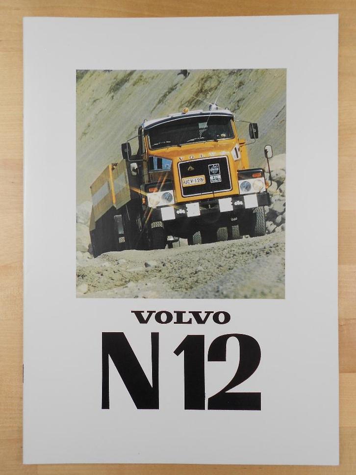 Volvo N12 Brochure ca 1976 - Torpedo Neus, Boeken, Auto's | Folders en Tijdschriften, Zo goed als nieuw, Volvo, Ophalen