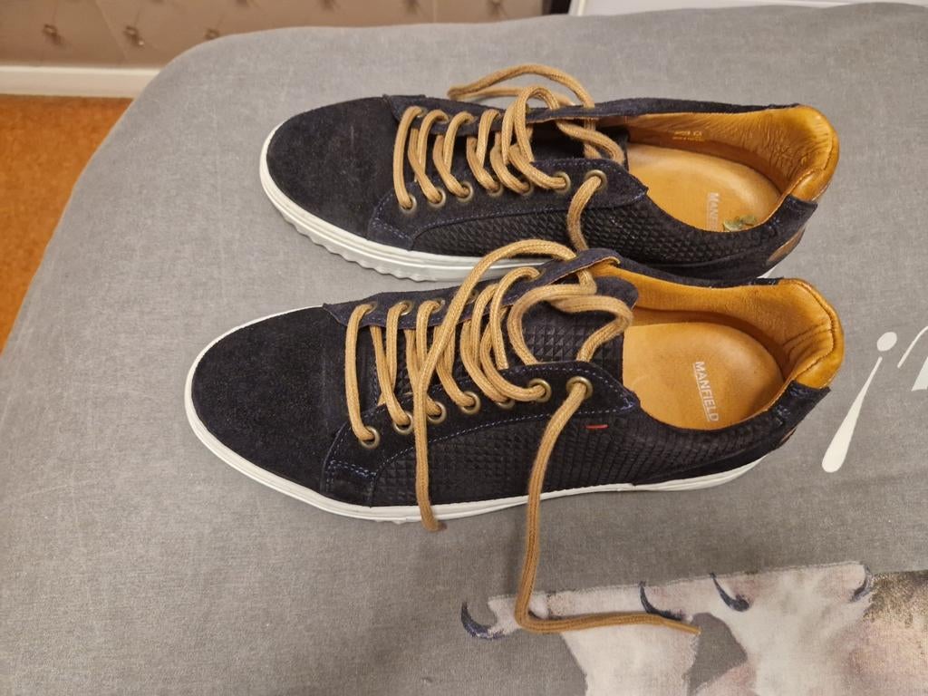 Mooie herenschoen van manfield, Kleding | Heren, Schoenen, Ophalen of Verzenden, Zo goed als nieuw, Bruin