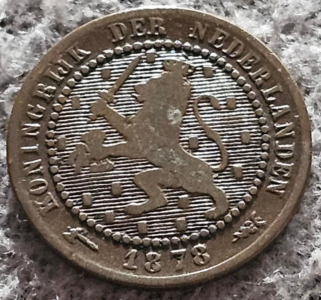 1 cent 1878 Nederland., Postzegels en Munten, Munten | Amerika, Ophalen of Verzenden, Noord-Amerika