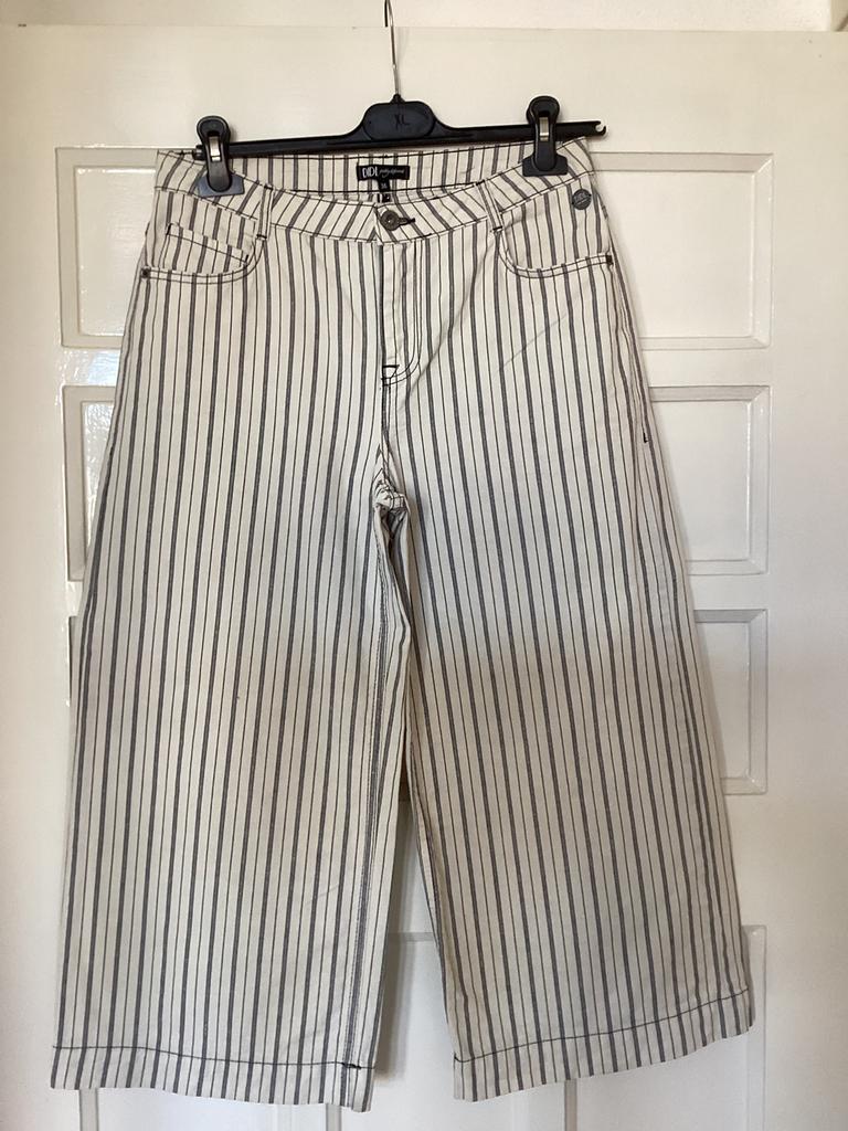 3/4 Zomerbroek Didi mt S ( 36/ kleine 38 ) katoen/linnen, Ophalen, Beige, Zo goed als nieuw, Driekwart