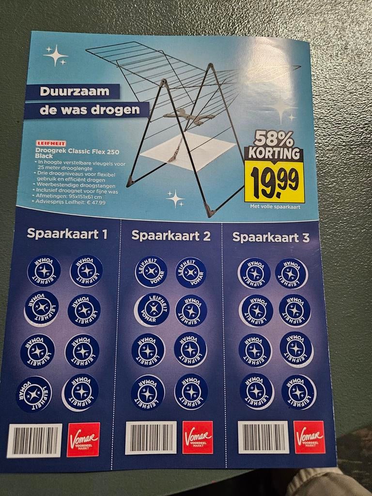 Leifheit Vomar zegels gratis, Ophalen