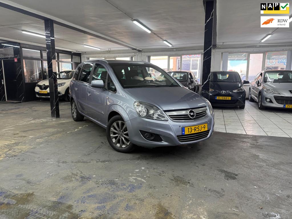 Opel Zafira 1.8 Edition Automaat | Airco | Navi | 7p, Auto's, Opel, Euro 5, Gebruikt, 4 cilinders, Zafira