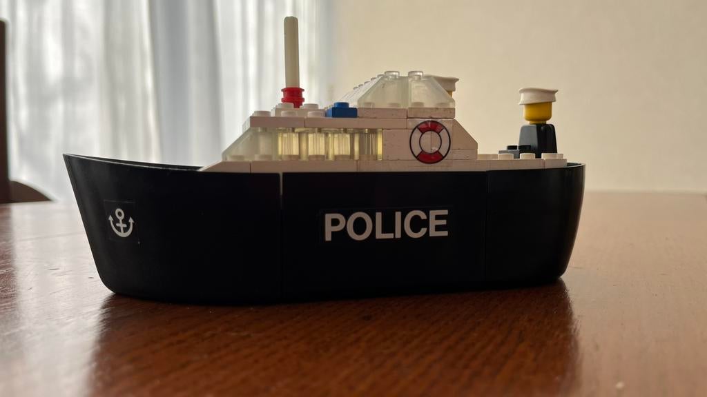 LEGO Classic legoland 314 politieboot Compleet, Ophalen of Verzenden, Gebruikt, Complete set, Lego