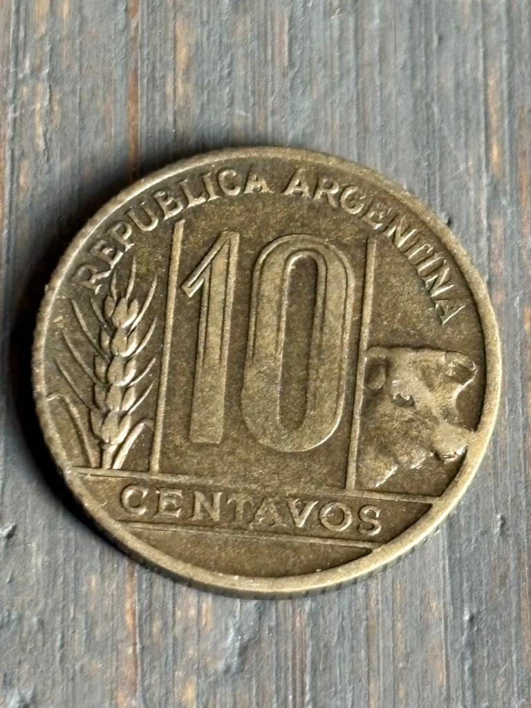 10 Centavos 1950 Argentinie, Postzegels en Munten, Ophalen of Verzenden, Zuid-Amerika, Losse munt