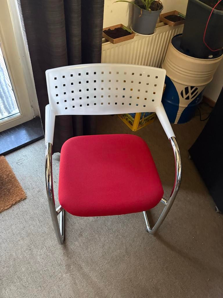 10x Vitra Visavis design stoelen - Antonio Citterio, Huis en Inrichting, Stoelen, Kunststof, Gebruikt, Ophalen of Verzenden, Vijf, Zes of meer stoelen