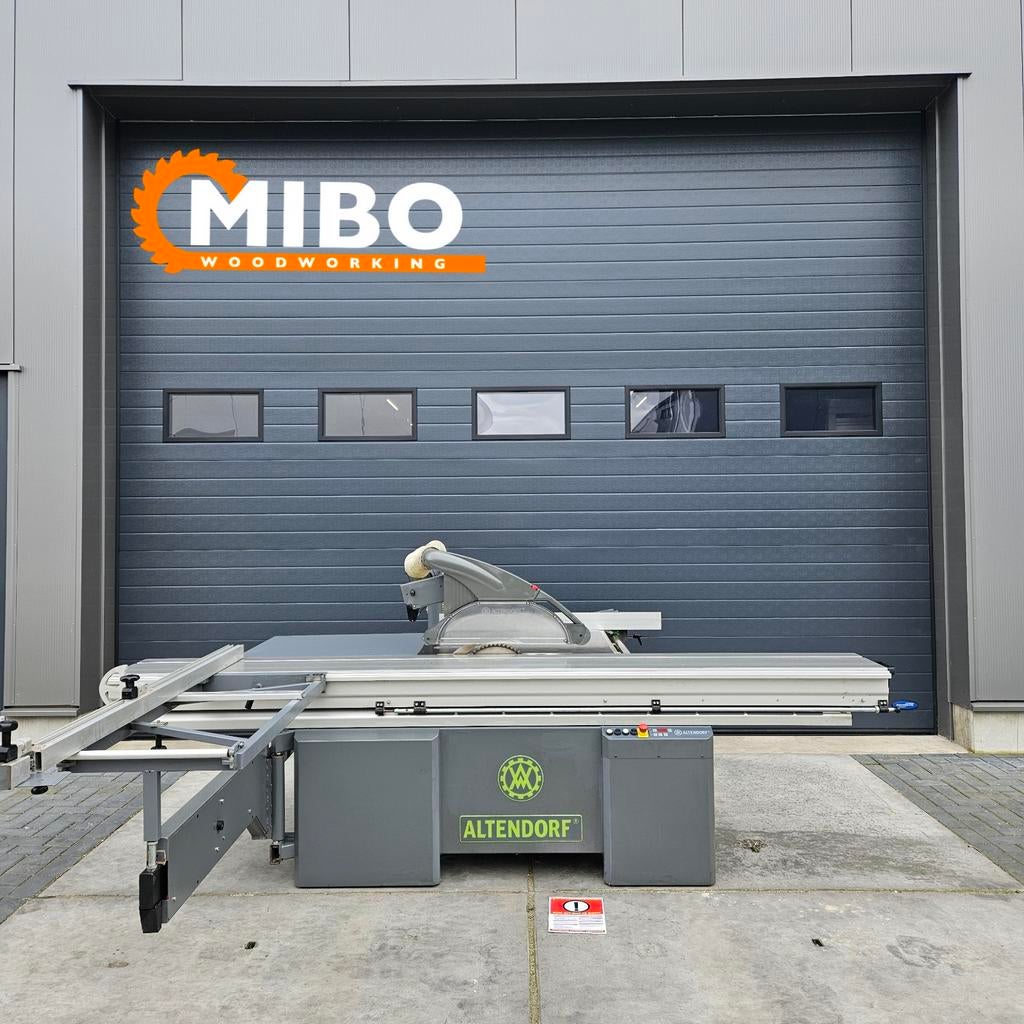 Altendorf formaatzaag 3200mm * digitaal * compact * Garantie, 70 mm of meer, Overige typen, Ophalen of Verzenden, Zo goed als nieuw