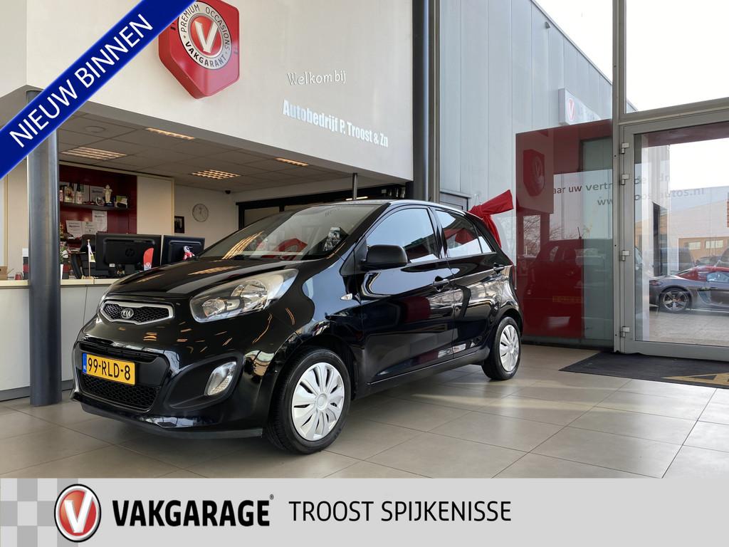 Kia Picanto 1.0 CVVT,5 Deurs,5Zits,Stuurbekrachting,Centrale, Auto's, Voorwielaandrijving, Euro 5, Stof, Gebruikt