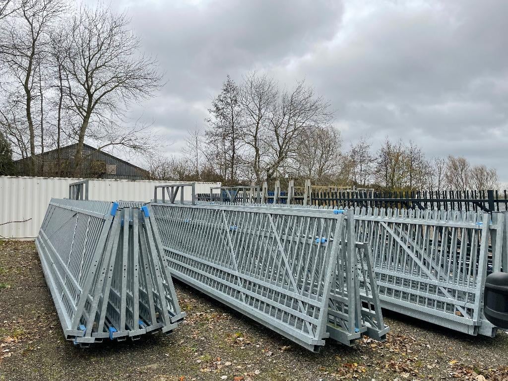 Schuifpoorten NIEUW zie lijst voorraad maten!, Ophalen, Schuifpoort, Nieuw, 200 cm of meer