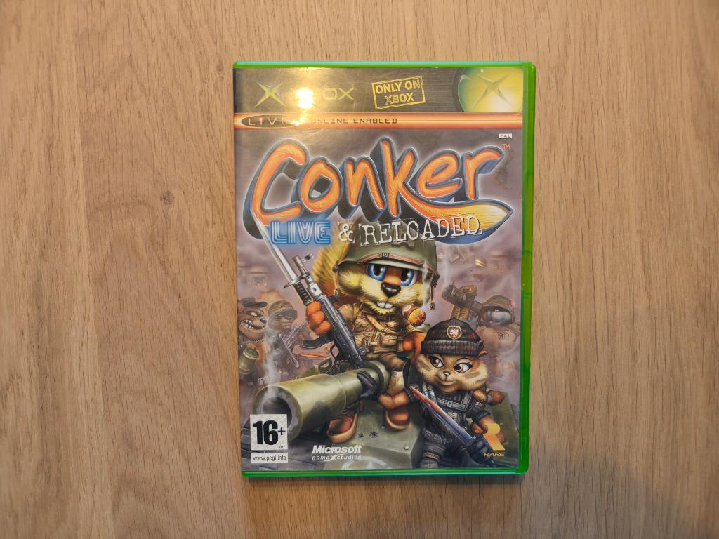 Conker Live & Reloaded - XBOX game - Boekje ontbreekt, Avontuur en Actie, Gebruikt, Ophalen of Verzenden, 3 spelers of meer