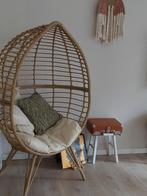 Egg chair, Schelp, Rotan stoel  (Meijel), Ophalen, Kunststof, Bruin, Boho, Ibiza