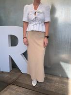 GANNI witte blouse 38 top strik bow, Kleding | Dames, Ophalen of Verzenden, Zo goed als nieuw, Maat 38/40 (M), Wit