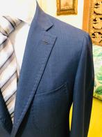 Isaia Napoli by Oger Blauw Super 120’S Mast 50, Ophalen of Verzenden, Gedragen, Maat 48/50 (M), Blauw