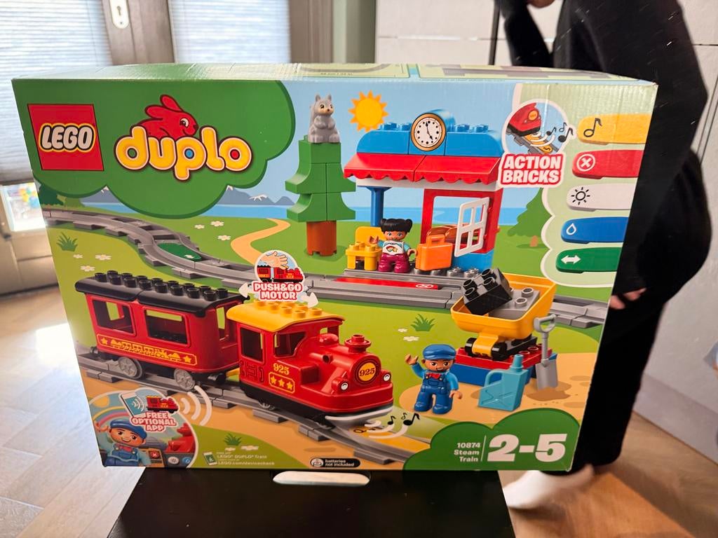 LEGO DUPLO Stoomtrein 10874 - Nieuw & Ongeopend, Overige thema's, Lego, Nieuw, Ophalen of Verzenden