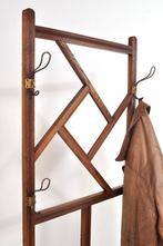 Art nouveau eiken kapstok paraplubak circa 1900, Gebruikt, Ophalen of Verzenden, Staande kapstok, 150 tot 200 cm