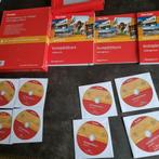 Spaans leren van A1 tot B1 niveau 3 boeken, 8 cd's duits, Ophalen of Verzenden, Alpha, Zo goed als nieuw