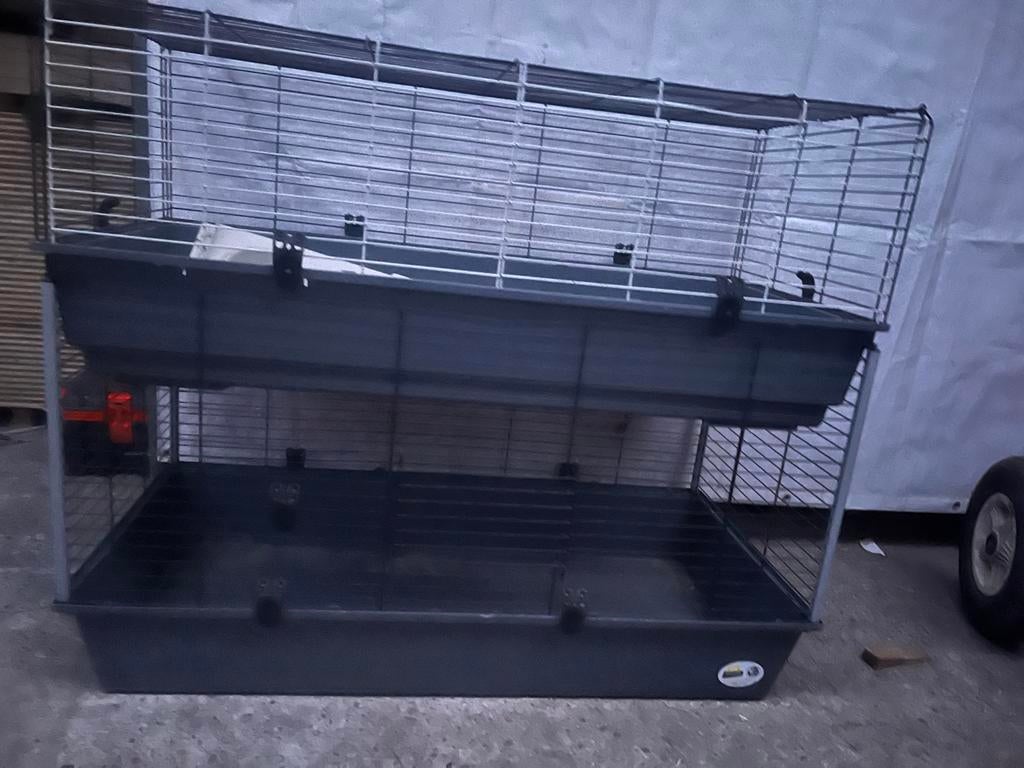 Knaagdieren hok/flat, Dieren en Toebehoren, Knaagdieren en Konijnen | Hokken en Kooien, Ophalen, 110 cm of meer, 90 cm of meer