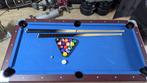 Pooltafel 194x92x80 cm met accessoires, Ophalen, Gebruikt, Pooltafel