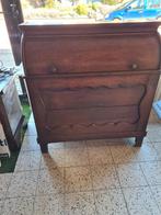 Willem III eikenhouten  turfkastje, platte rechte bovenzijde, Antiek en Kunst, Antiek | Meubels | Kasten, Ophalen