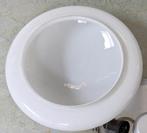Philips Rn24 glazen kap plafonnière mondgeblazen jaren 50, Ophalen of Verzenden, Zo goed als nieuw, Glas