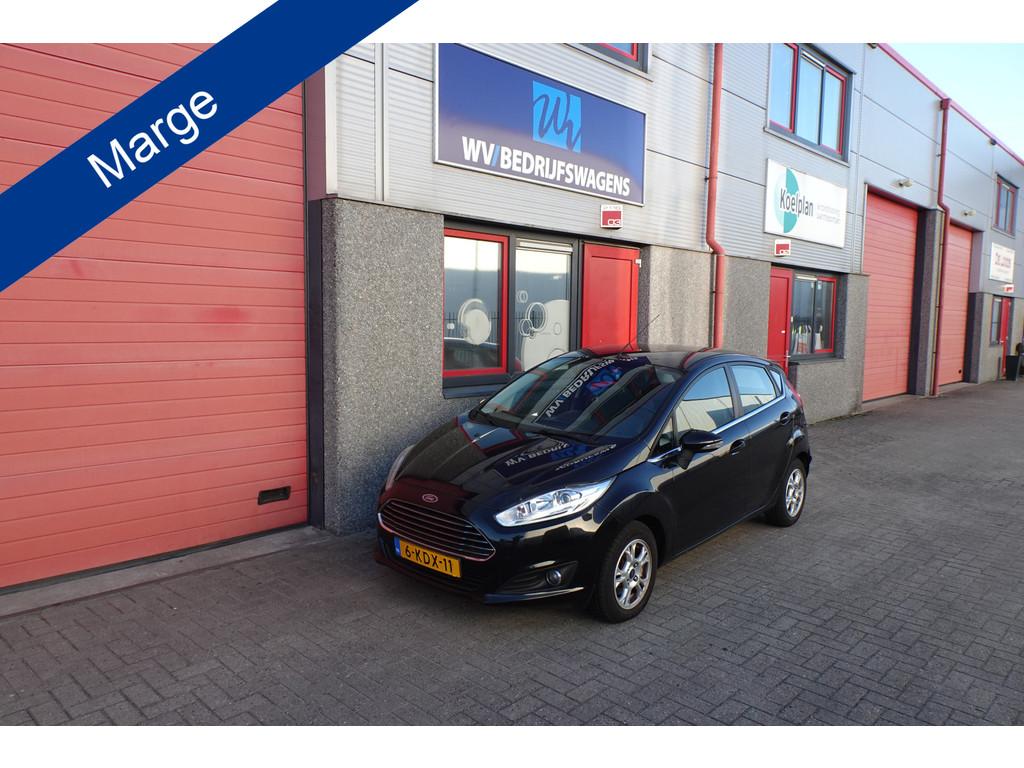 Ford Fiesta 1.6 TDCi Lease Titanium clima (bj 2013), Auto's, Voorwielaandrijving, Euro 5, Stof, Gebruikt