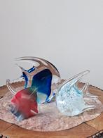 Drie meerkleurige glazen vissen, Ophalen of Verzenden