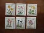 Flora bloemen Tsjechoslowakije 1961, mi. 1234-39 postfris, Ophalen of Verzenden, Postfris, Dier of Natuur