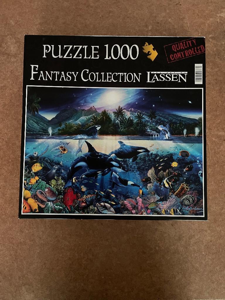 Puzzel 1000 stukjes, Fantasy Collection - the art of Lassen, Ophalen of Verzenden, 500 t/m 1500 stukjes, Zo goed als nieuw, Legpuzzel
