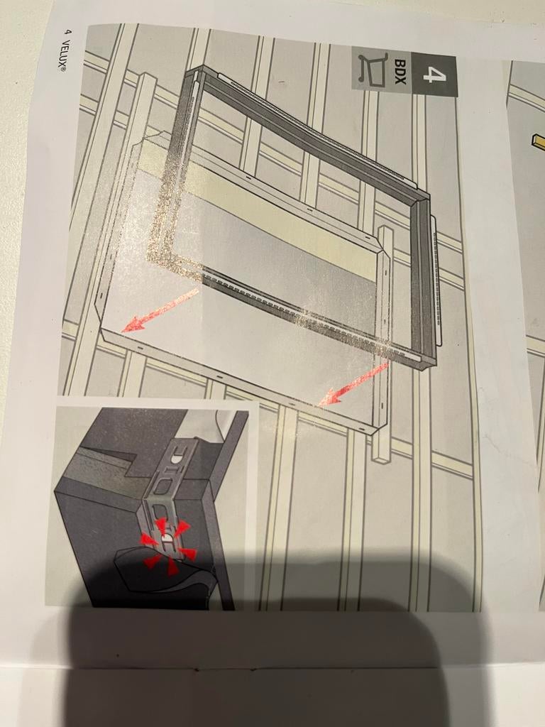 Velux BDX 2000 Isolatiekraag – Maat GGL FK04 (66x98 cm), Ophalen, Minder dan 80 cm, 80 tot 120 cm, Nieuw