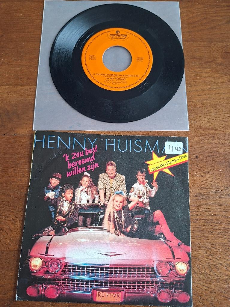 Henny Huisman,ik zou best beroemd willen zijn, Cd's en Dvd's, 7 inch, 1980 - 1989, Ophalen of Verzenden, Zo goed als nieuw