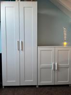Kledingkast, boekenkast en vitrinekast Ikea Brimnes, Ophalen, 50 tot 100 cm, Zo goed als nieuw, 150 tot 200 cm