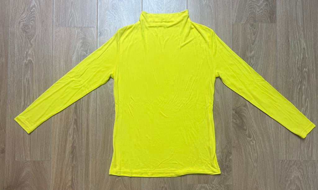 Gina B by Heidemann longsleeve shirt/top geel maat 40, Maat 38/40 (M), Geel, Ophalen of Verzenden, Zo goed als nieuw