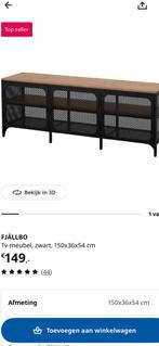 Tv meubel ikea, Wit, Tweepersoons, Zo goed als nieuw, Hout