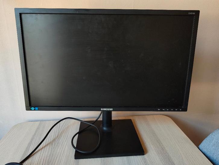 Samsung Monitor, computerscherm | Samsung S24E450B, Computers en Software, Monitoren, Zo goed als nieuw, 60 Hz of minder, DVI