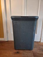 Mooie grijze Curver Style wasmand met deksel antraciet 40L, Kunststof, Gebruikt, 50 tot 75 cm, 40 liter of meer