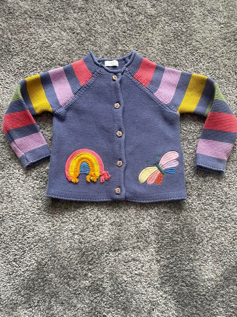 Vest van Next , maat 9-12m., Ophalen of Verzenden, Zo goed als nieuw, Meisje, Truitje of Vestje