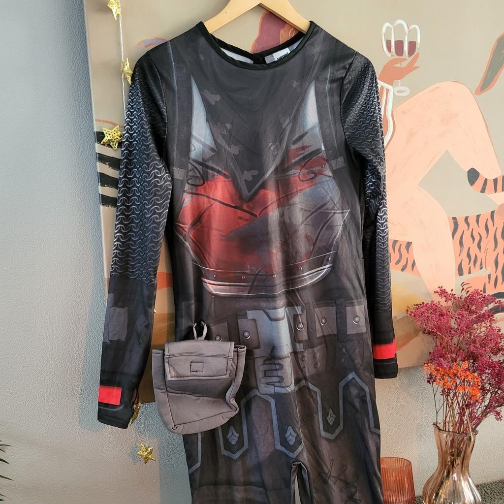 Fortnite kostuum maat 158 - Zo goed als nieuw, compleet!, Kinderen en Baby's, Carnavalskleding en Verkleedspullen, Ophalen of Verzenden