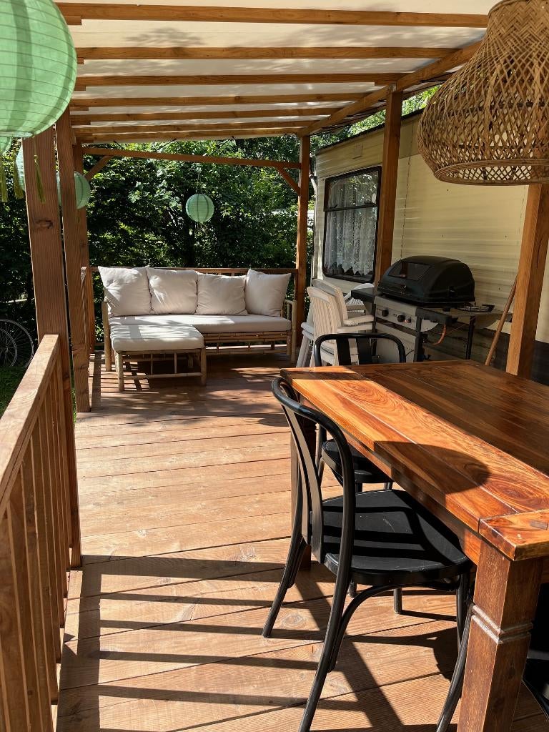 Stacaravan camping Bakkum te huur in de zomer vakantie