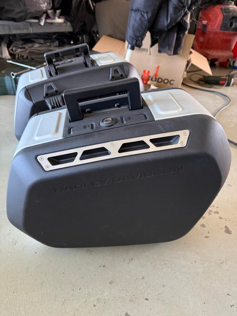 Harley Davidson Pan America Koffers - Nieuwstaat, Motoren, Accessoires | Koffers en Tassen, Ophalen, Zo goed als nieuw