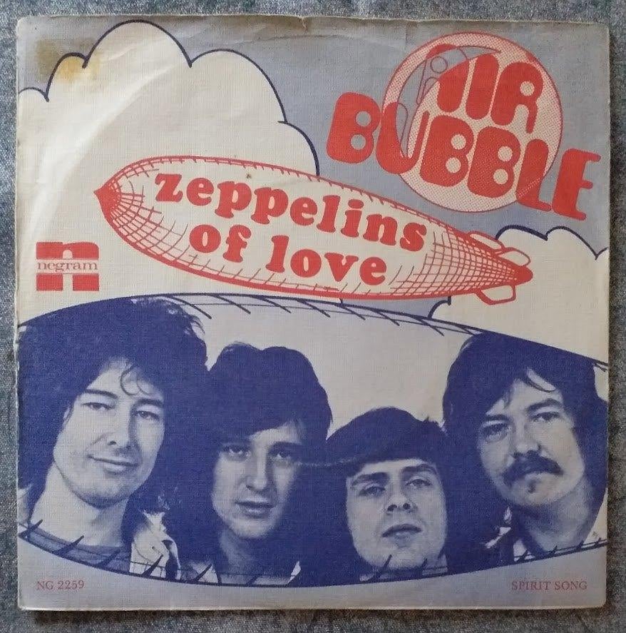 Vinyl: Airbubble - Zeppelins of love 1977 [5016]  [CdViSi], 7 inch, Single, Ophalen of Verzenden, Pop