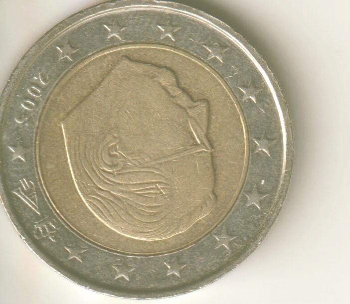 2 euro 2005 belgie, Verzenden, België, 2 euro