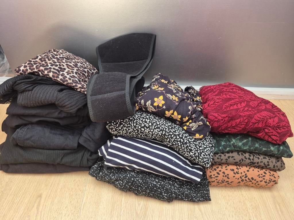 Bundel zwangerschapskleding L/XL, Kleding | Dames, Positiekleding, Ophalen of Verzenden, Gedragen, Maat 42/44 (L), Broek of Spijkerbroek