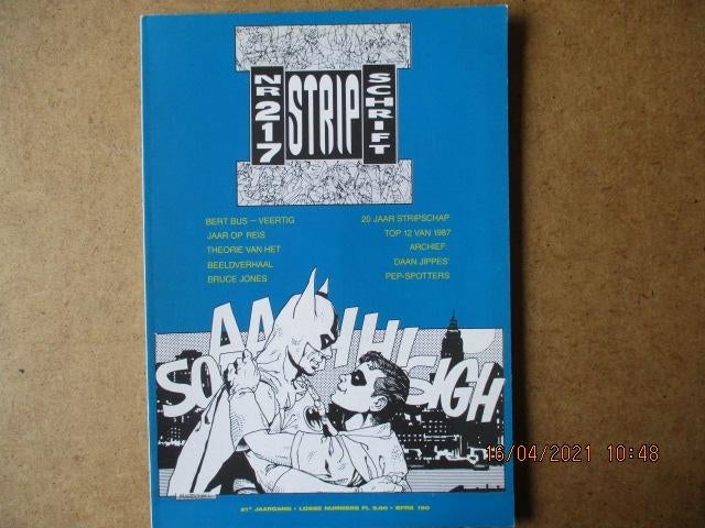 adv1222 stripschrift 217, Eén stripboek, Ophalen, Gelezen
