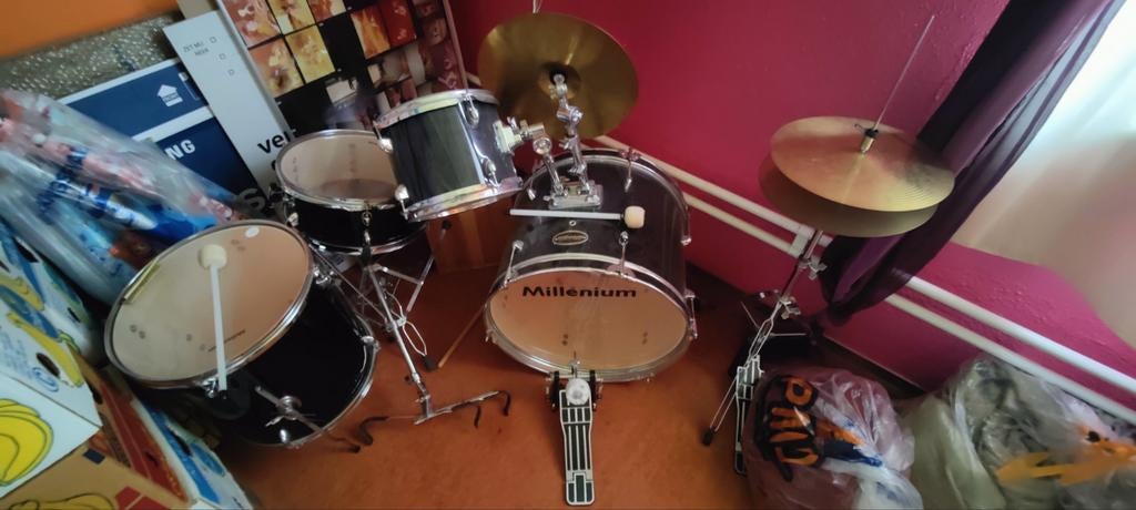 Millenium Drumstel - Kindermaat, Muziek en Instrumenten, Drumstellen en Slagwerk, Ophalen, Gebruikt, Overige merken