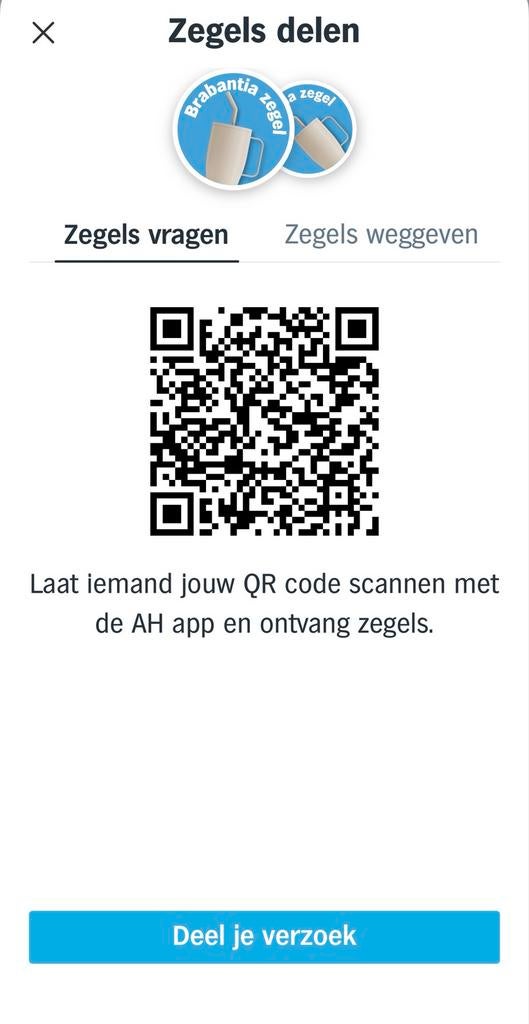 AH Brabantia zegels (evt ruilen met Efteling zegels), Hobby en Vrije tijd, Spaarzegeltjes, Ophalen, Winkel, Super of Benzinepomp