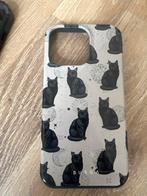 Burga hoesje iPhone 13 Pro met kattenprint, Gebruikt, IPhone 13 Pro, Hoesje of Tasje, Meerkleurig