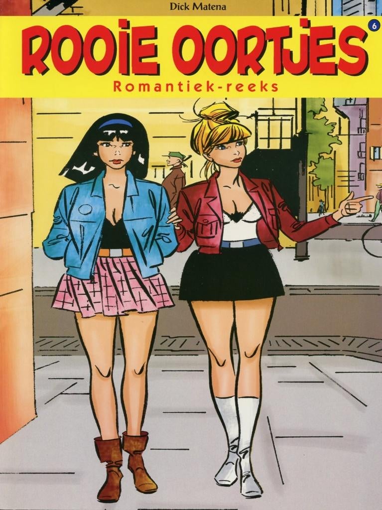Rooie oortjes Romantiek-Reeks 6V, Eén stripboek, Ophalen of Verzenden, Zo goed als nieuw