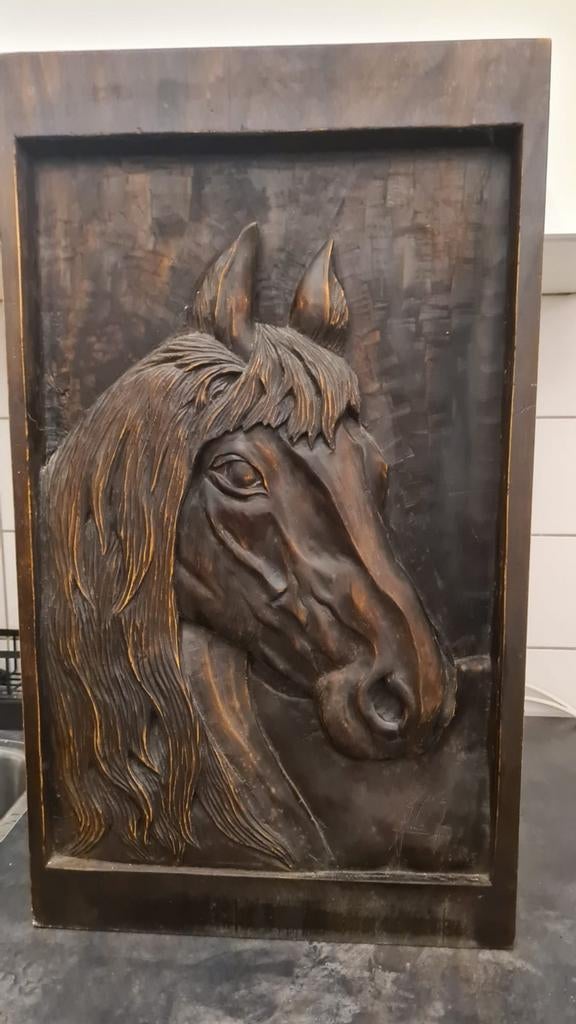 Paard houd snije werk, Antiek en Kunst, Kunst | Schilderijen | Klassiek, Ophalen of Verzenden