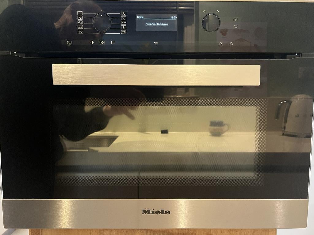 Miele Combimagnetron, Witgoed en Apparatuur, Magnetrons, Zo goed als nieuw, Inbouw, Combimagnetron, 45 tot 60 cm, Grill, Hete lucht