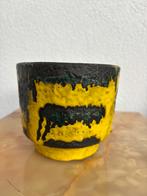 Fat lava bloempot Marei Keramik West-Germany 10x11 cm, Rond, Ophalen of Verzenden, Zo goed als nieuw, Aardewerk
